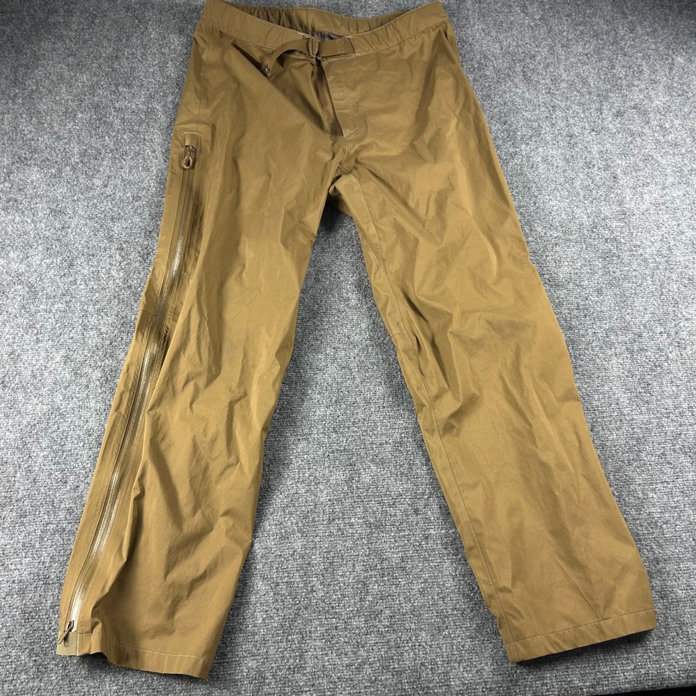 Beyond Clothing Gore-Tex Pants Mens M Brown Waterproof Tactical Rain Shell USA